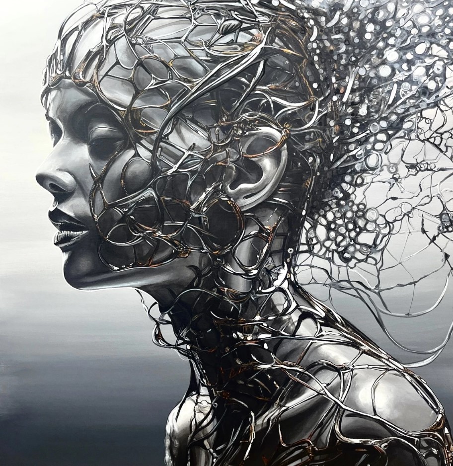 Angel of Sweetness "TENDERNESS", 2024, 100 x 100 cm