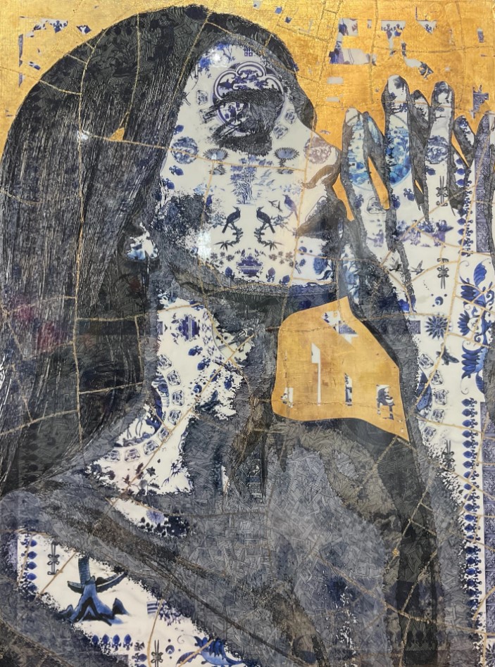 SOLD Kintsugi, 2023, 130 x 100 xm